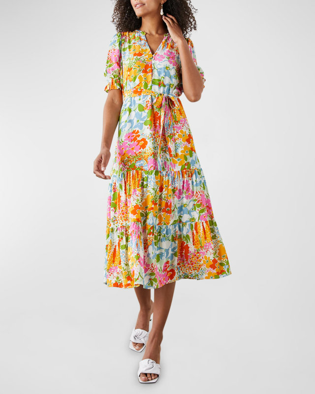 Day Garden Eliana Tiered Midi Dress
